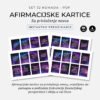 Afirmacijske kartice_Afirmacije_Privlačenje novca i financijskog obilja_Infinitum Design