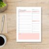 Dnevni Planer_Rozi_PDF download_Digitalni proizvod_Infinitum Design