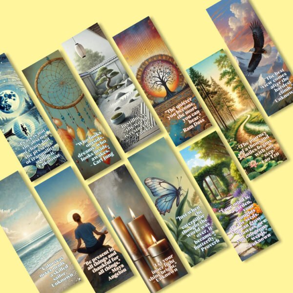 Knjižne oznake_Digitalni proizvod_Inspiracijski citati_Spiritualne