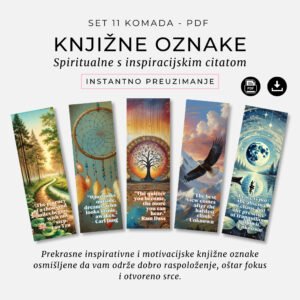 Knjižne oznake_Digitalni proizvod_Spiritualne_Inspiracijski i motivacijski citati_Infinitum Design
