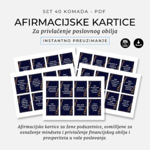 Afirmacijske kartice_Žene poduzetnice_Infinitum Design